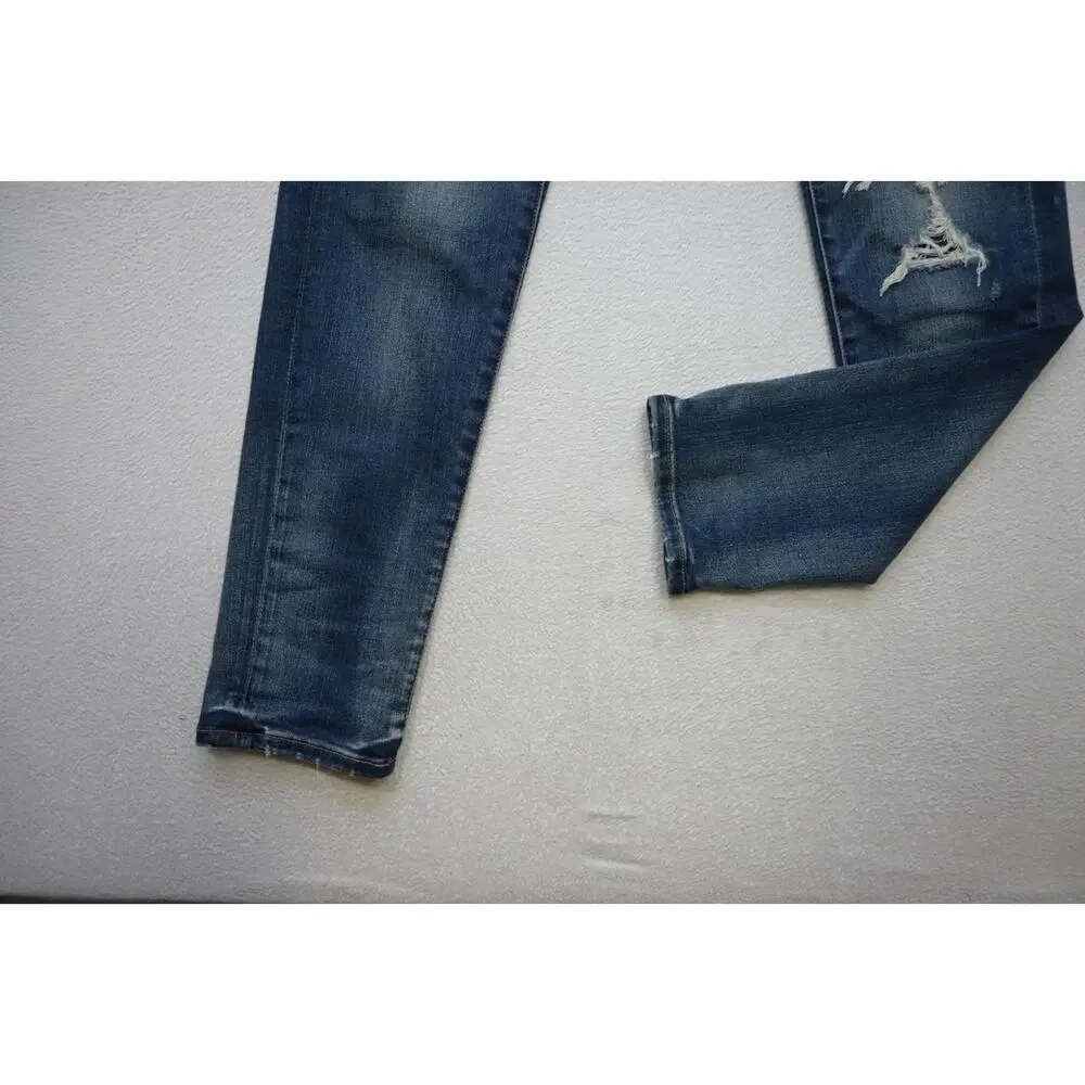 American‎ Eagle Skinny Next Level AirFlex Stretch Blue Denim Jeans Mens 30 x 32